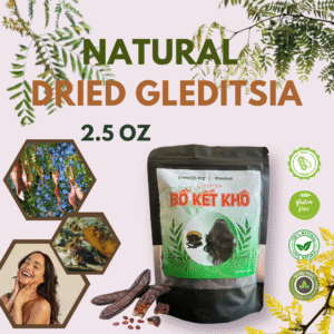 Organic Dried Gleditsia Bo Ket Kho Pods, Herbal Shampoo, Scalp Treatment, Hair Growth