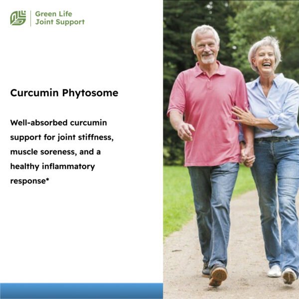 Green Life Org Premium Curcumin Phytosome C3 750mg Ashwagandha for Stress & Balance Sensoril & Boswellia Support for Mind & Body High Bioavailability - Image 2