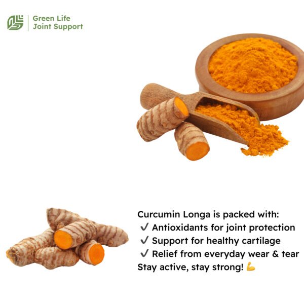 Turmeric Curcumin 750mg, Natural Support for Joint – Non-GMO – 60 Capsules - Image 5