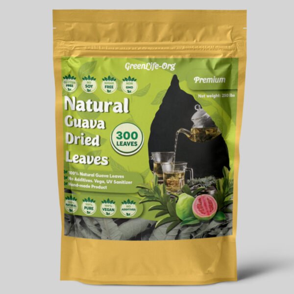 Green Life Guava Tea, The Best for Diet Lose Weight Solutions and Total Health. Featuring 300(150X2) whole dried leaves of Grade A+ excellence UV sanitization - Image 7